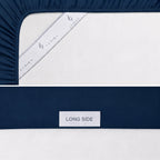 Evermore Midnight Tide Bamboo Bed Sheets