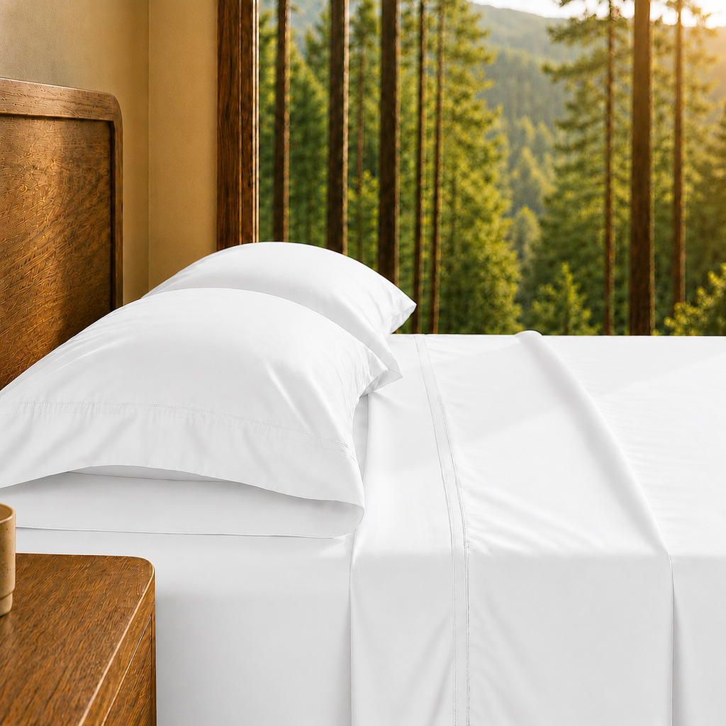 Evermore Midnight Tide Bamboo Bed Sheets