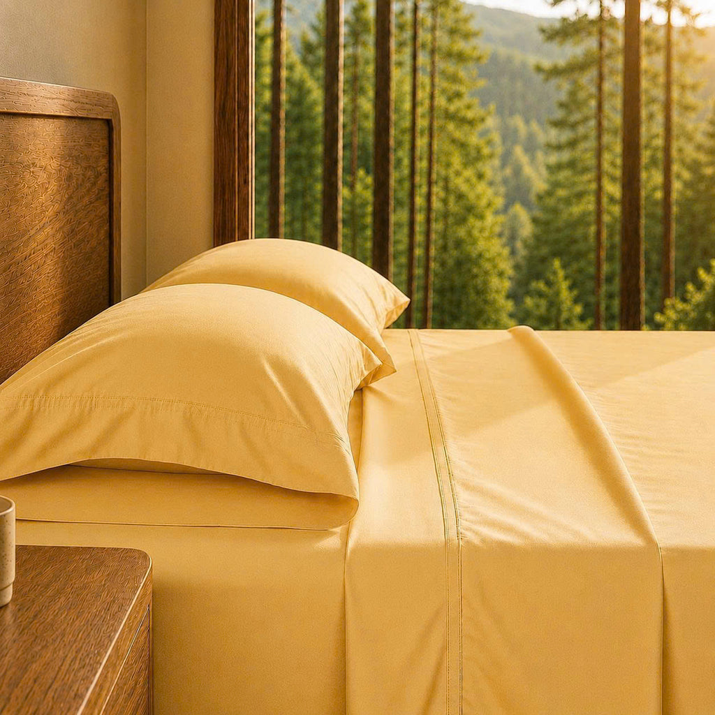 Evermore Midnight Tide Bamboo Bed Sheets